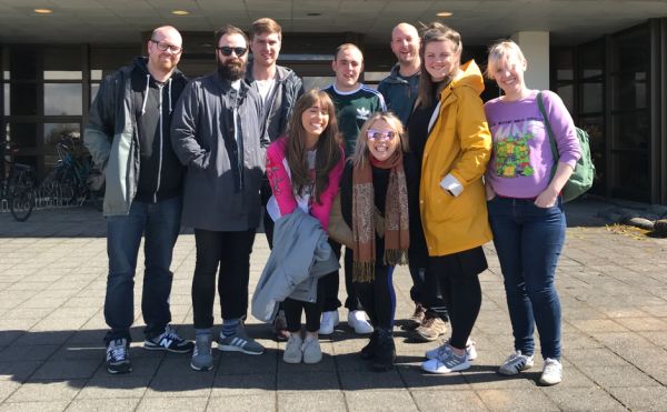 The group of youth workers from St Paul's Youth Forum in Iceland
