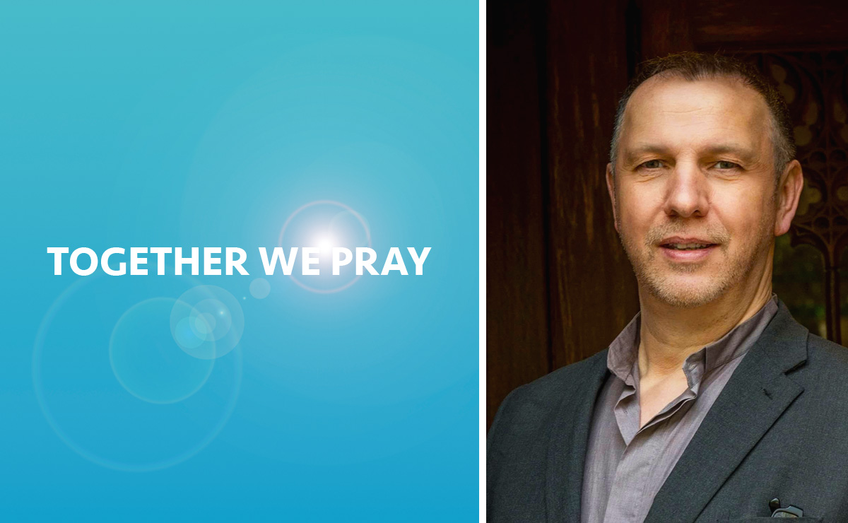 Doug Gay beside the words Together We Pray