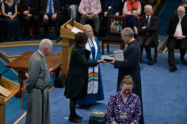 Ceremony inducting Very Rev Sally Foster-Fulton as Moderator of the General Assembly