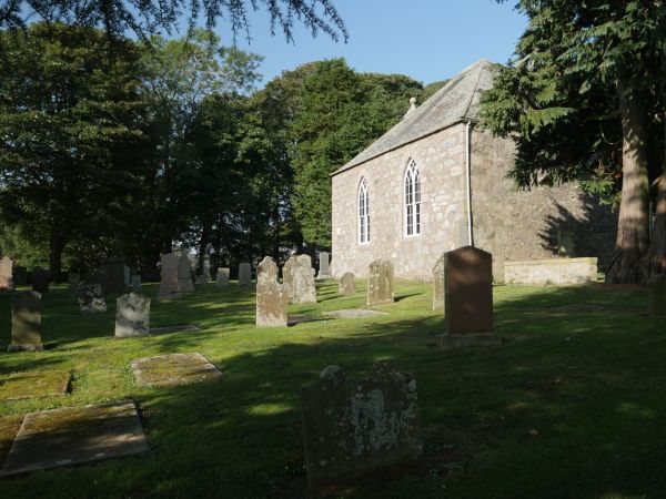 Bourtie Church and graveyard.