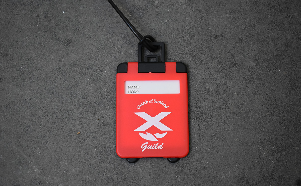 Guild luggage tag