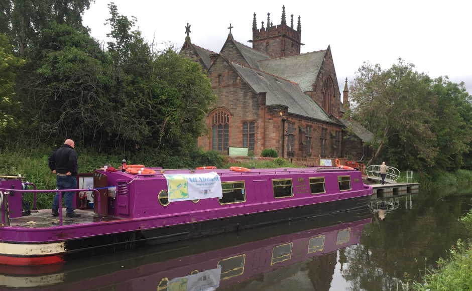 Barge Polwarth church 