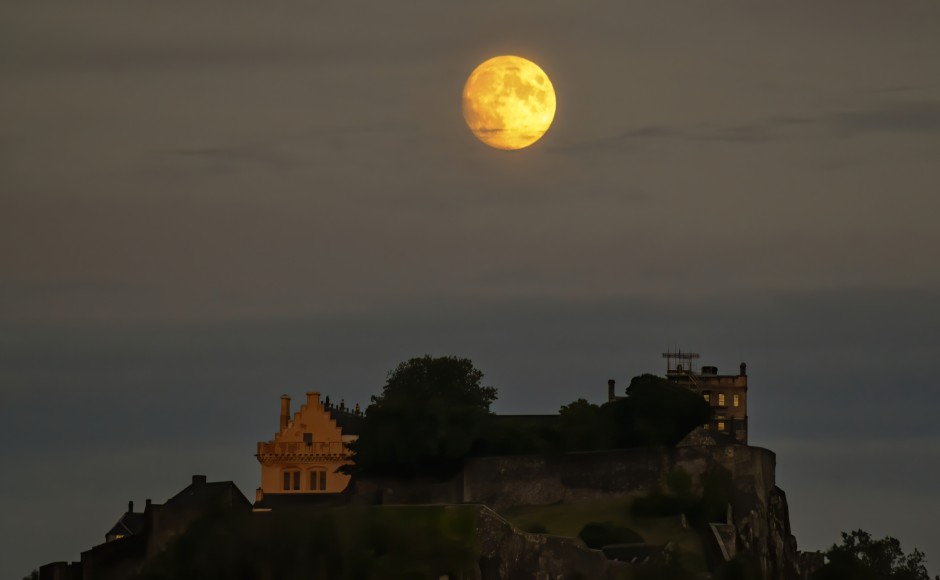 The image for April is of Stirling Castle. Copyright of Barry Hughes