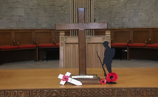 The cross has been in Blackhall St Columba's in Edinburgh since 1952